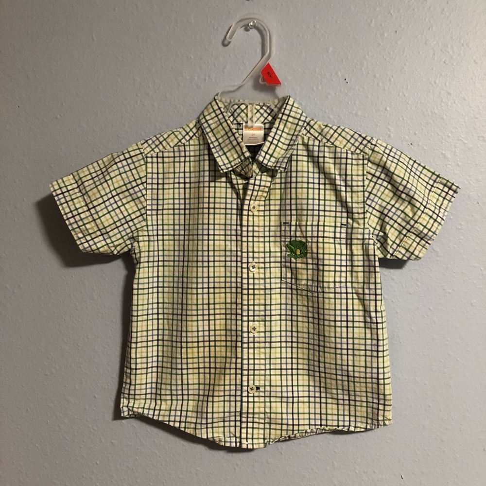 Gymboree Toddler Boy Frog Poloshirt. Button Down. Size 2T